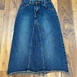 Chic Blue Denim Kids Skirt
